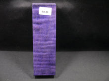 Stabilized Dyed Curly Maple Block SW6025