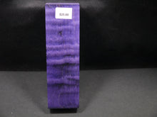 Stabilized Dyed Curly Maple Block SW6026