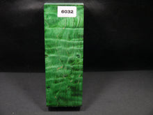 Stabilized Dyed Curly Maple Block SW6032