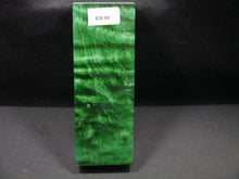 Stabilized Dyed Curly Maple Block SW6032