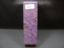 Stabilized Dyed Maple Burl Block SW5904