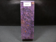 Stabilized Dyed Maple Burl Block SW5907