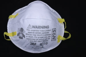 3M Dust/Mist Respirator. Standard protection against non-toxic dust and vapor mist. (#8710)