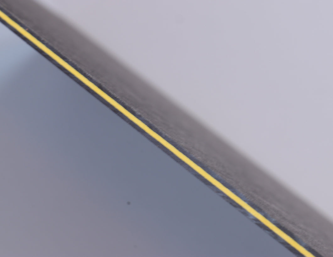 3 LAYER SPACER BLACK-YELLOW-BLACK .100 X 6 X 12