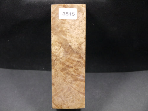 Stabilized Black Ash Burl Block SW3515