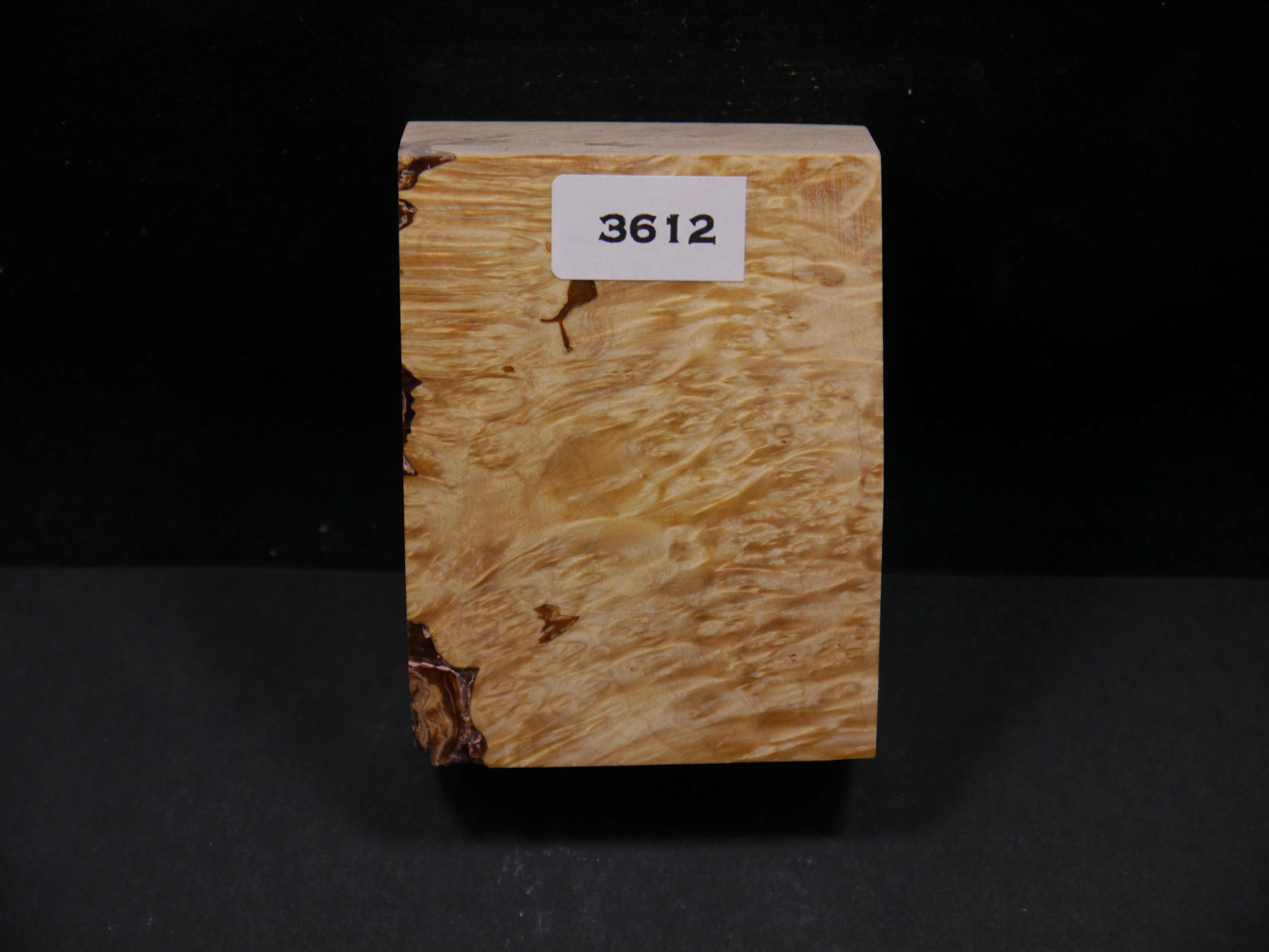 Stabilized Box Elder Block SW3612
