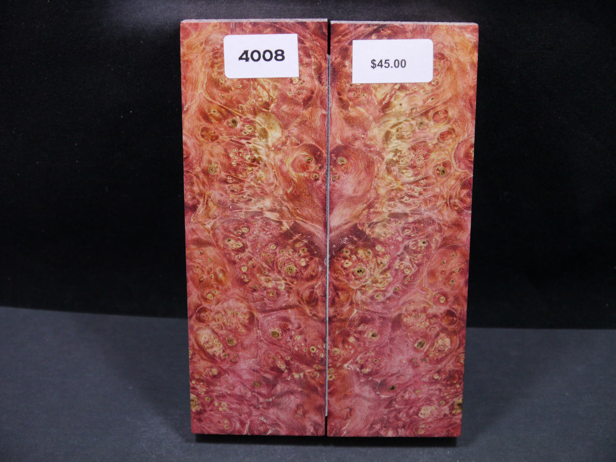 Stabilized Double Dyed Box Elder Scales SW4008 – Knife and Gun ...
