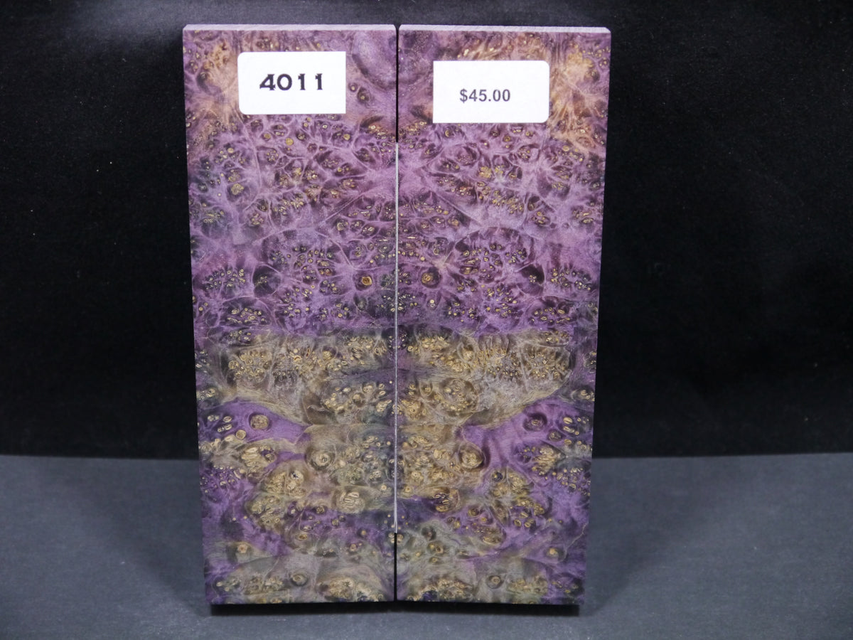 Stabilized Double Dyed Box Elder Scales SW4011 – Knife and Gun ...