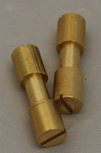 HIDDEN BOLT BRASS 1/4 PR